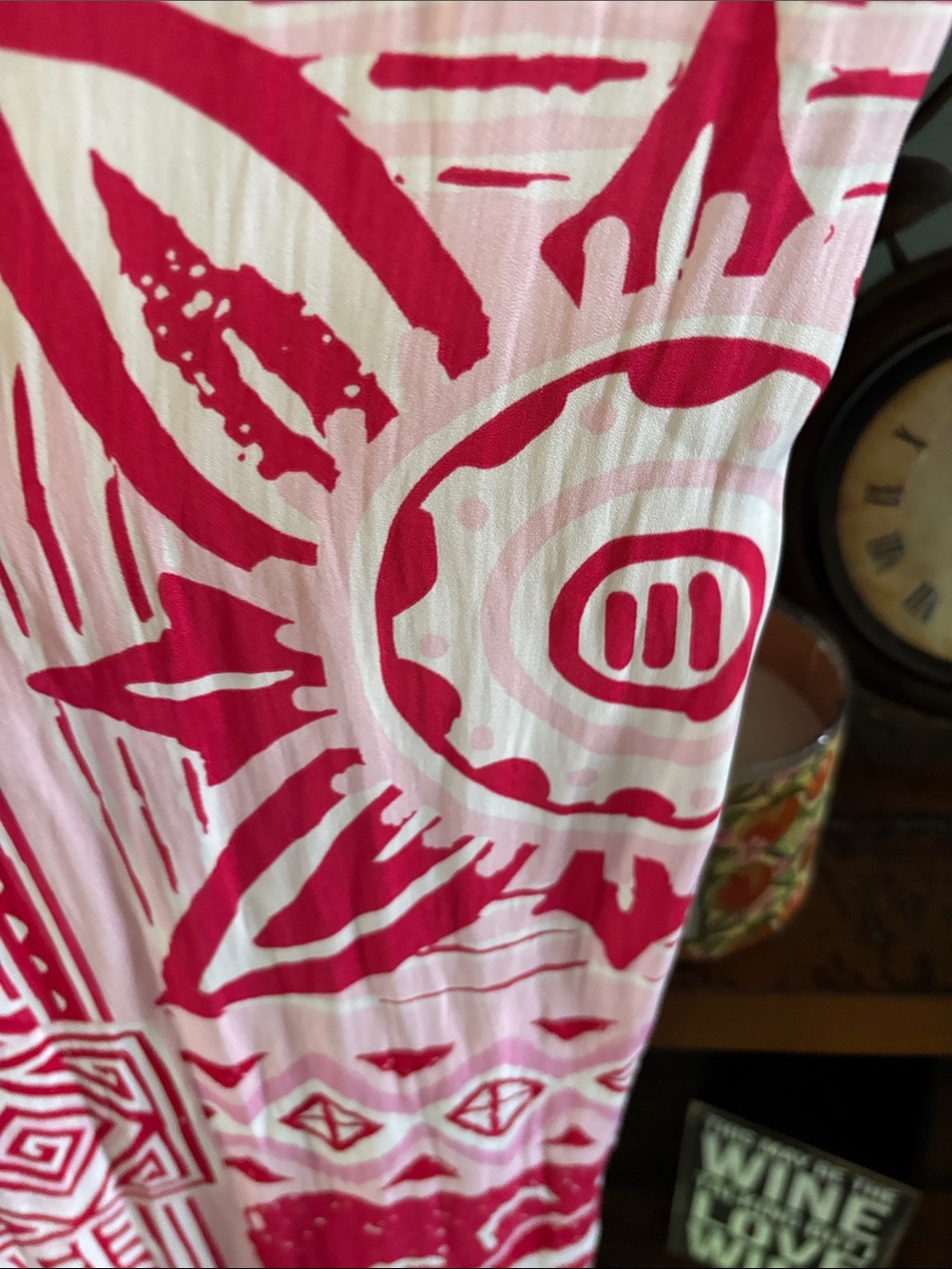 Rachel Zoe flowy pants nwot red pink - Picture 3 of 5